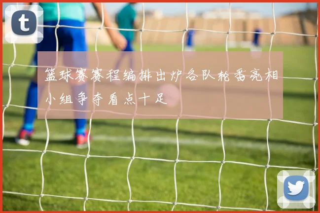 篮球赛赛程编排出炉各队轮番亮相小组争夺看点十足